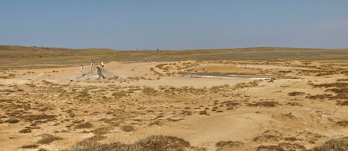 Bulganak - active mud volcano field.